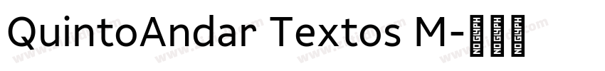 QuintoAndar Textos M字体转换